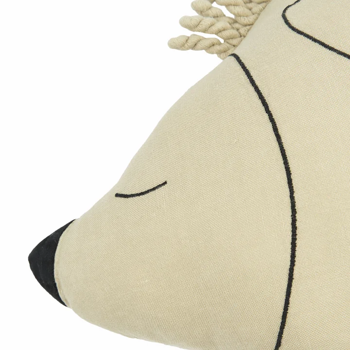 L1N0 Enzo hedgehog cushion from Nobodinoz