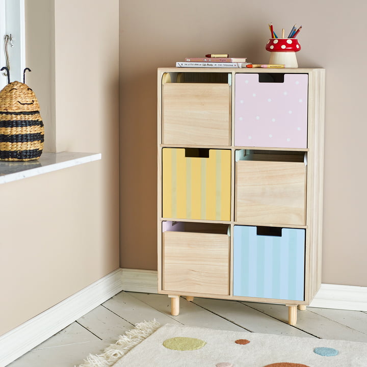 Bloomingville Mini - Calle bookcase with drawers