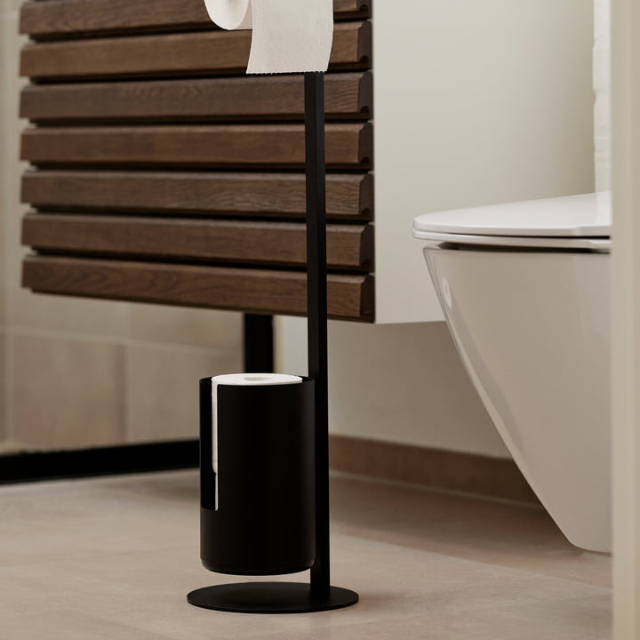 Freestanding Rim toilet roll holder from Zone Denmark