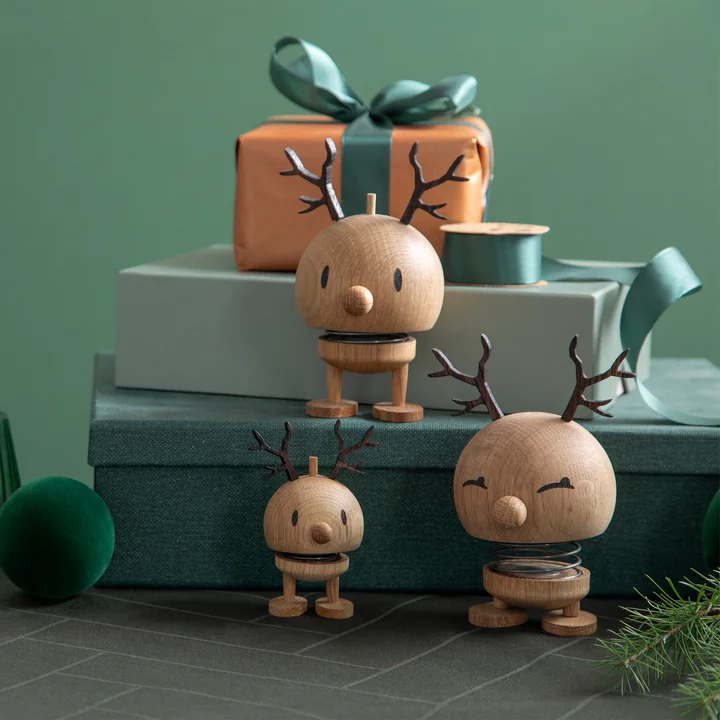 Woody Reindeer Bumble, M, oak from Hoptimist