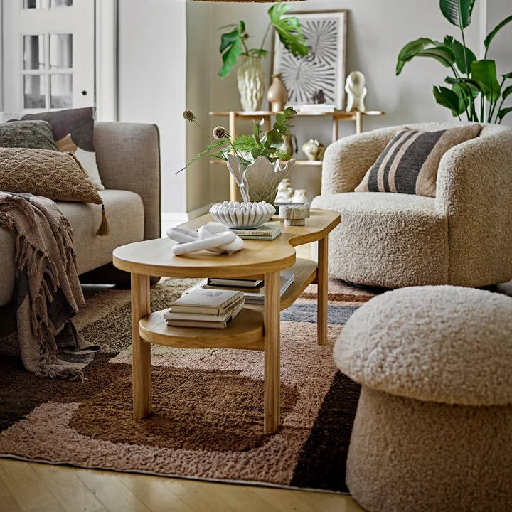 Bloomingville - Bocca pouf