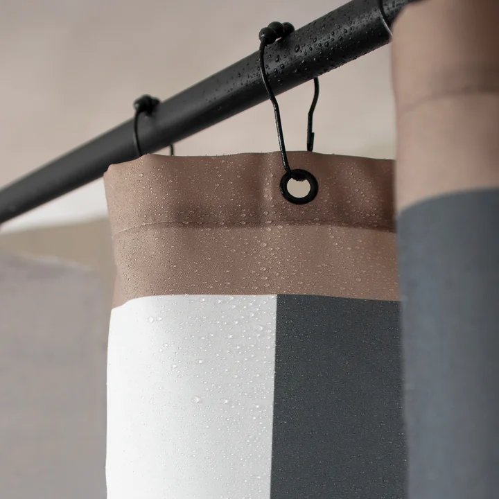 Retro shower curtain from Mette Ditmer