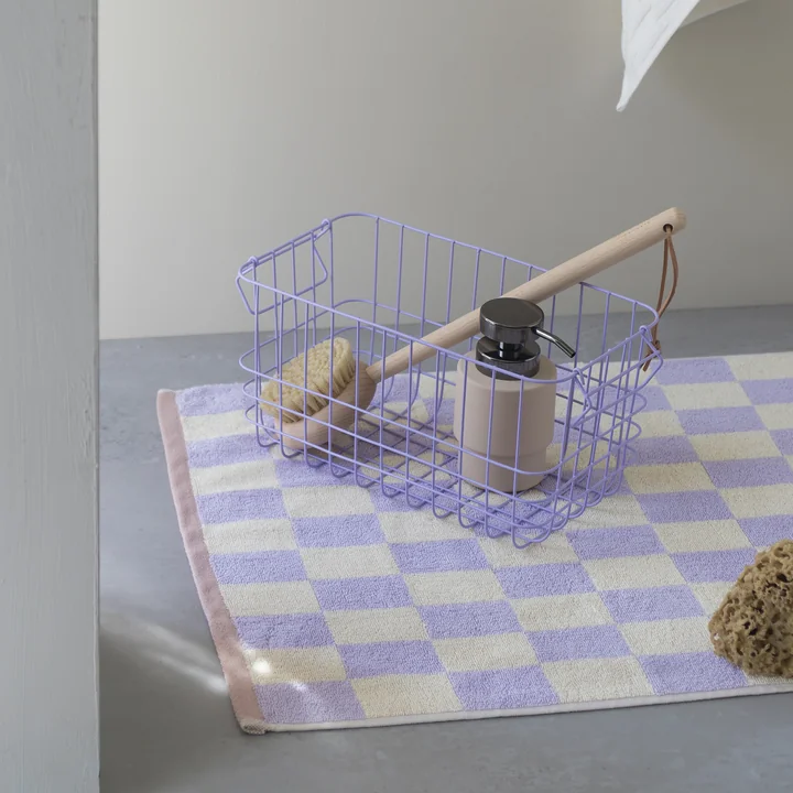 Retro bath mat from Mette Ditmer