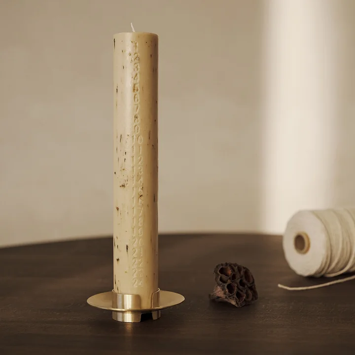 Mura Advent candle, h 25 cm, oat by Ferm Living
