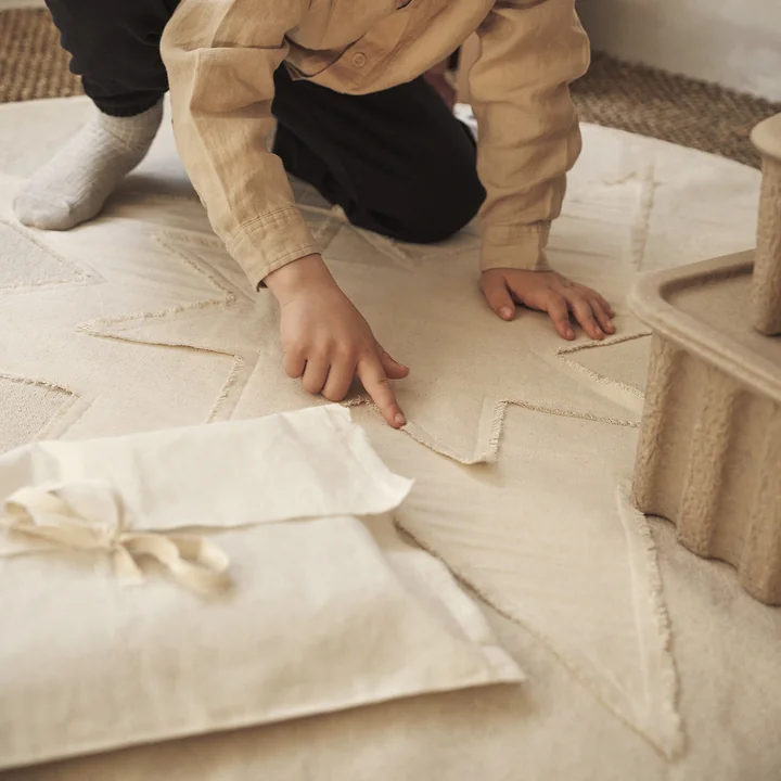 Vela Star Christmas tree blanket, natural by Ferm Living