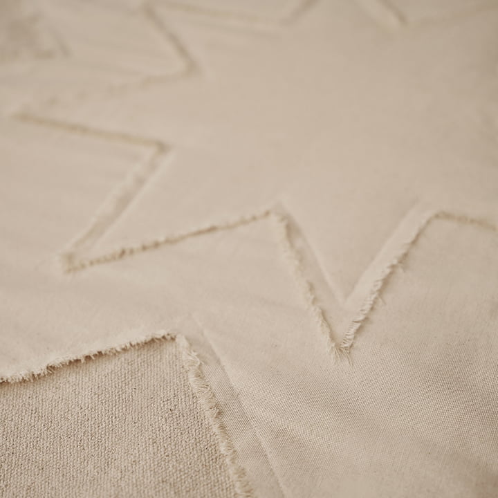 Vela Star Christmas tree blanket, natural by ferm Living