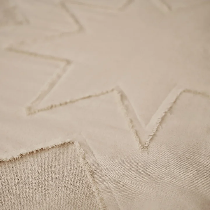Vela Star Christmas tree blanket, natural by Ferm Living