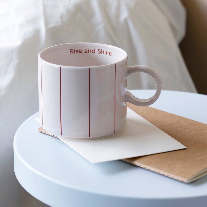 Pyjama mug, 250 ml, red from Design Letters