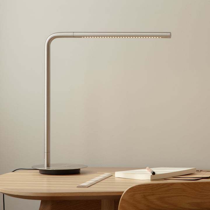 Umage - Omni LED table lamp, brushed steel