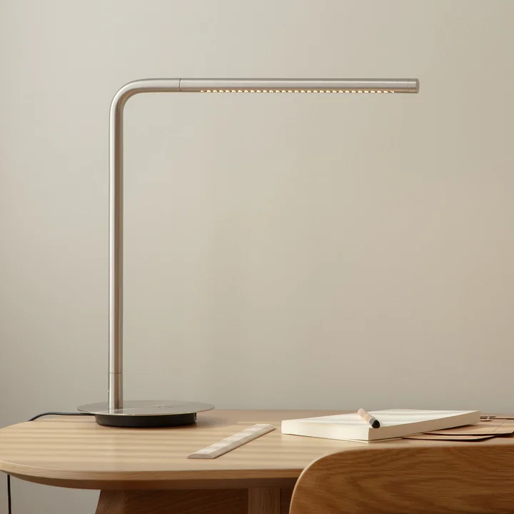 Umage - Omni LED table lamp, brushed steel