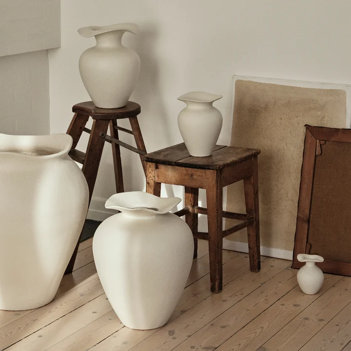 Florentina vase, white from Broste Copenhagen