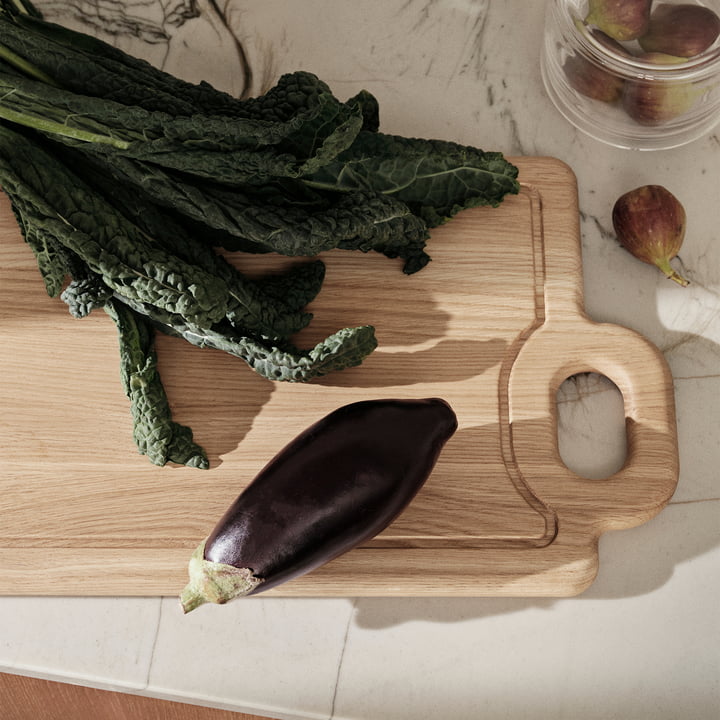 Olina Chopping board, 4 6. 5 x 2 8. 5 cm, oak from Broste Copenhagen