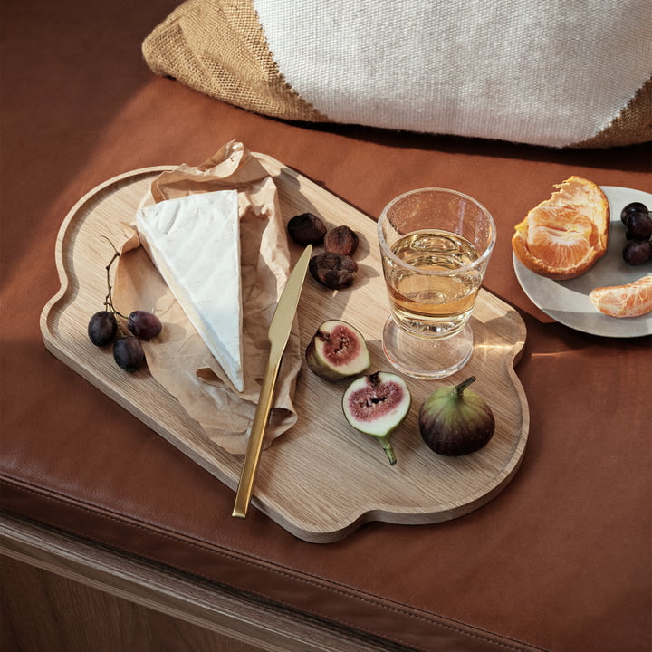 Edgar tray, L, natural oak from Broste Copenhagen