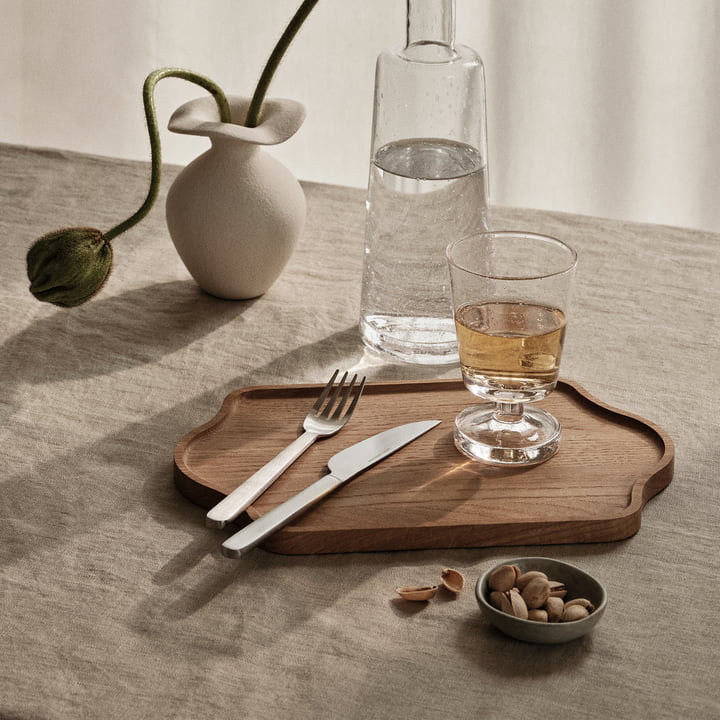 Edgar tray, S, natural oak from Broste Copenhagen