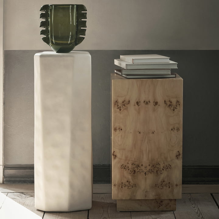 Burl side table, natural by ferm Living