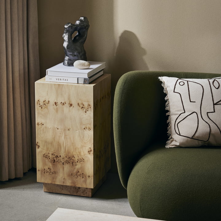 Burl side table, natural by ferm Living