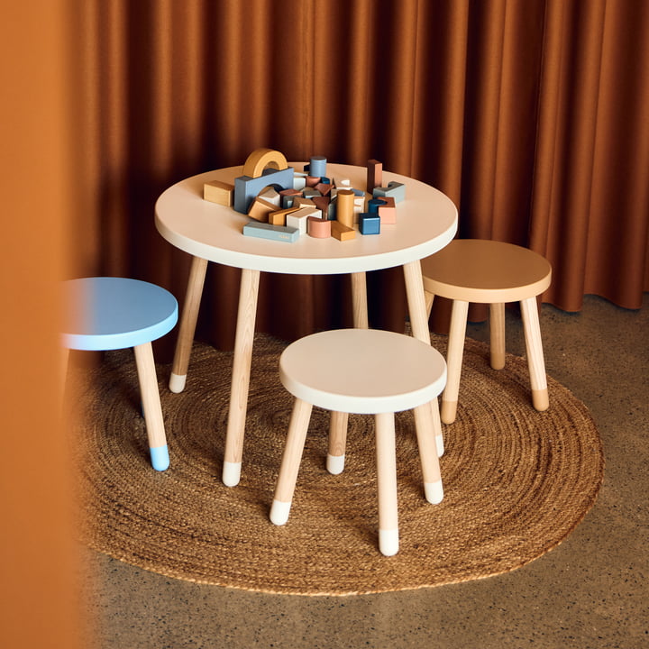 Dots children's table from Flexa