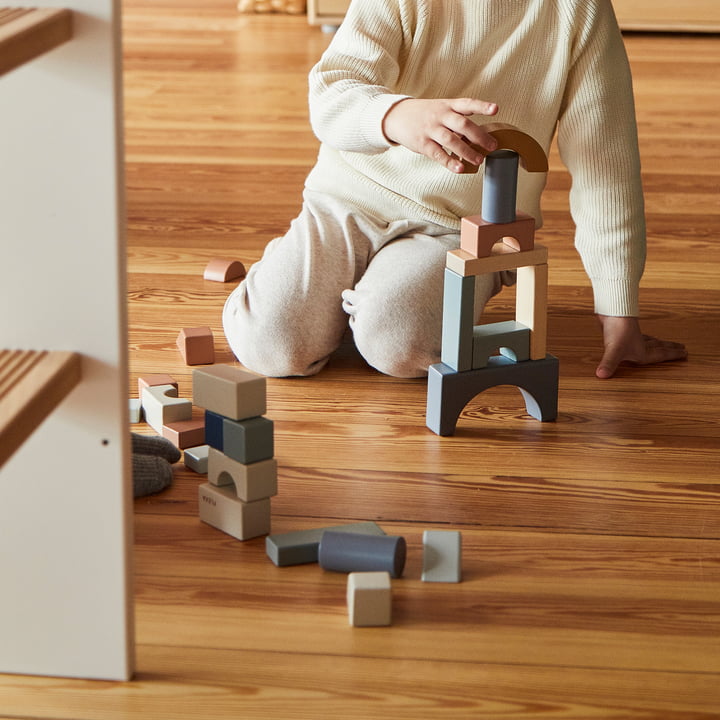 Play wooden blocks from Flexa