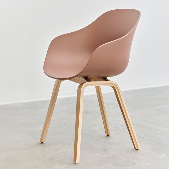 Hay - About a Chair AAC 222, lacquered oak / soft brick 2. 0