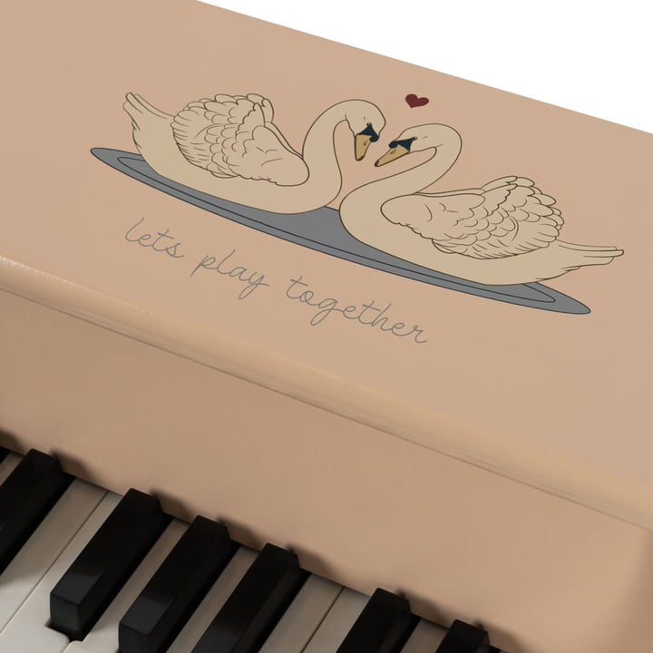 Children's piano, swan from Konges Sløjd