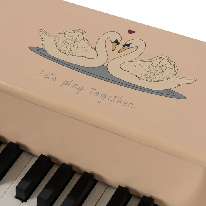 Children's piano, swan from Konges Sløjd