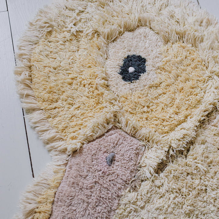 Animal children's rug bear from Lorena Canals