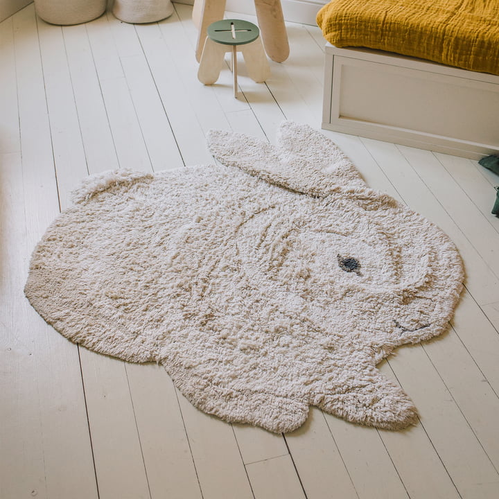 Animal children's rug rabbit from Lorena Canals