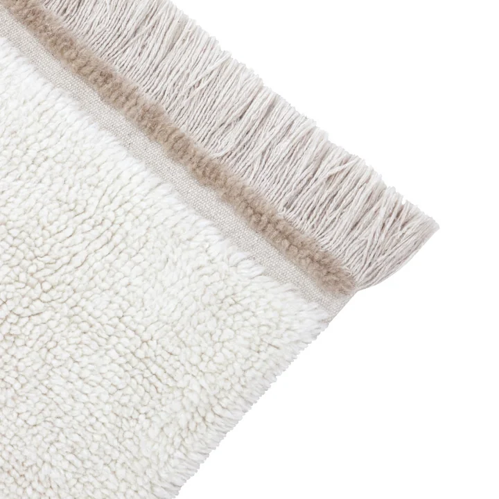 Steppe wool rug from Lorena Canals in sheep white