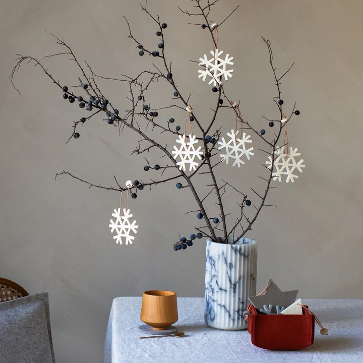 Snow crystal pendant set from Hey-Sign