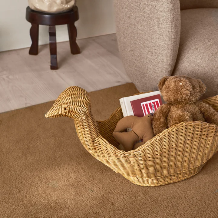 Ferm Living - Bird storage woven, rattan