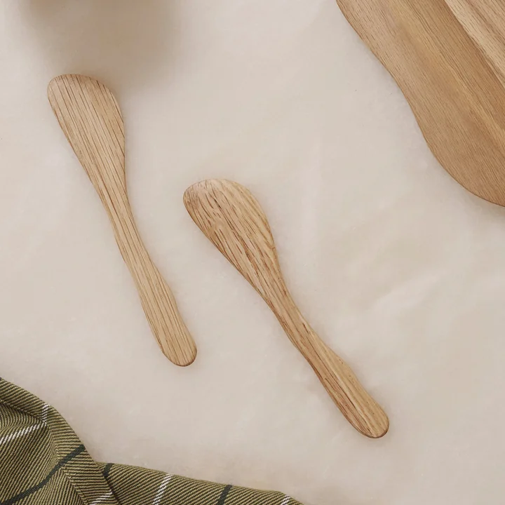 Ferm Living - Cairn Butter knife, oak (set of 2)
