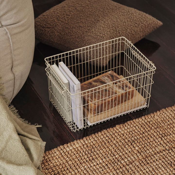 ferm Living - Cala Stackable baskets, cashmere