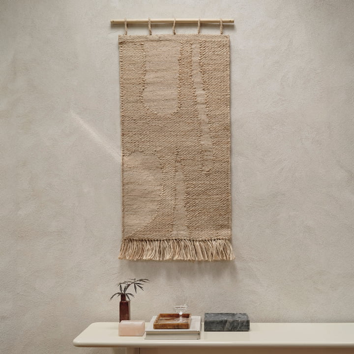 ferm Living - Harvest Tapestry jute 50 x 100 cm, natural