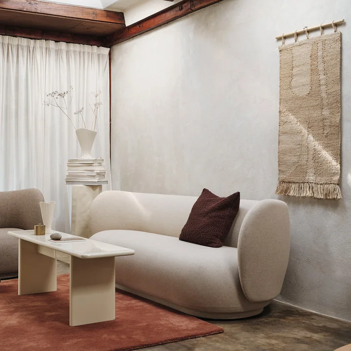 Ferm Living - Harvest Tapestry jute 50 x 100 cm, natural