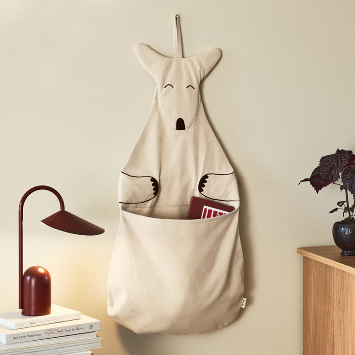 ferm Living - Kangaroo wall storage, uncolored