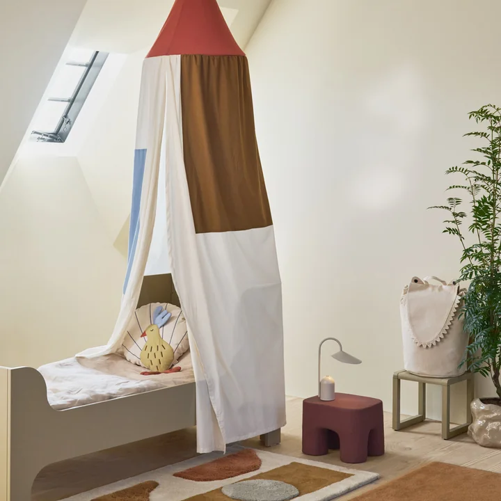Ferm Living - Patch bed canopy, colorful