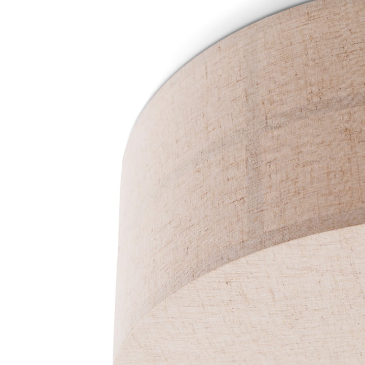 Hashira wall/ceiling light, Ø 50 cm, raw by Audo