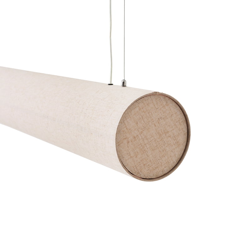 Hashira Linear LED pendant light, L 140 cm, raw by Audo