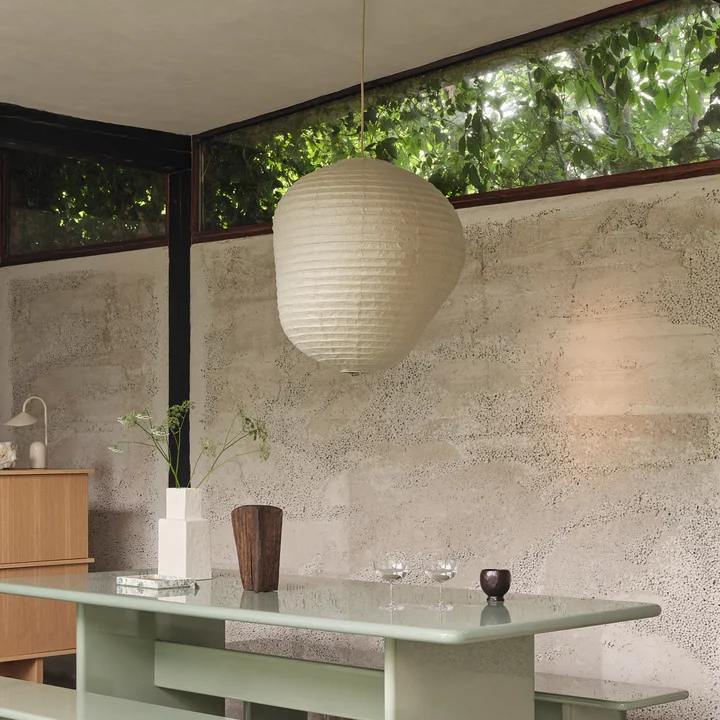 Ferm Living - Kurbis Lampshade, H 40 x Ø 38 cm, dark sage
