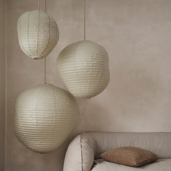 ferm Living - Kurbis Lampshade, dark sage