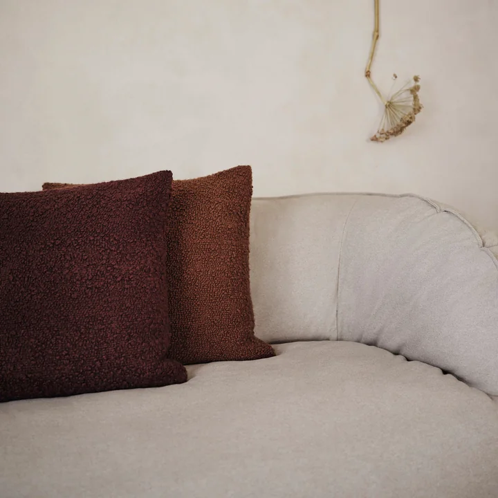 Ferm Living - Moor cushion cover, 50 x 50 cm, sugar kelp