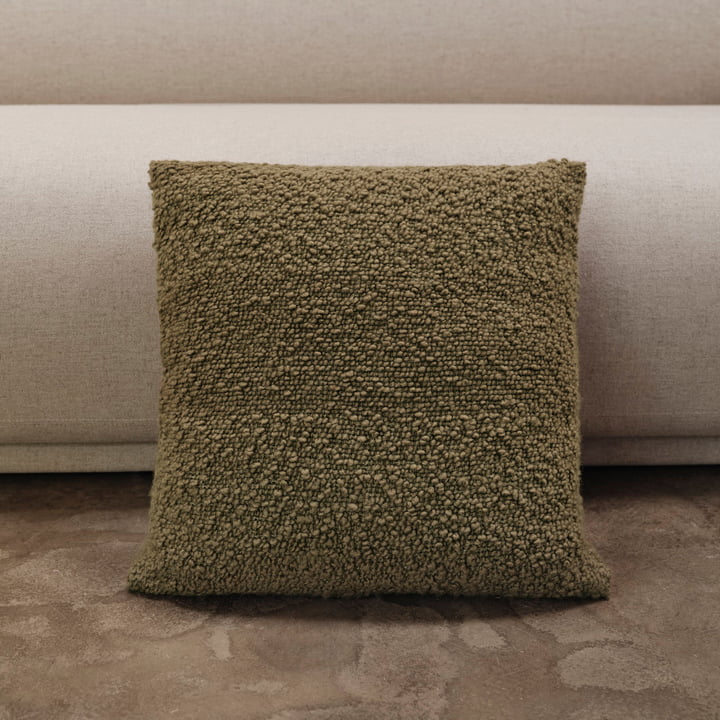 ferm Living - Moor cushion cover, 50 x 50 cm, olive