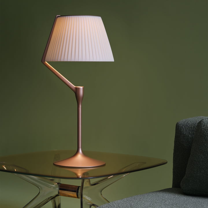 Kartell - Angelo Stone LED table lamp, copper