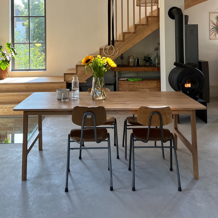 Studio Zondag - Leef Dining table 180 x 95 cm, oiled oak