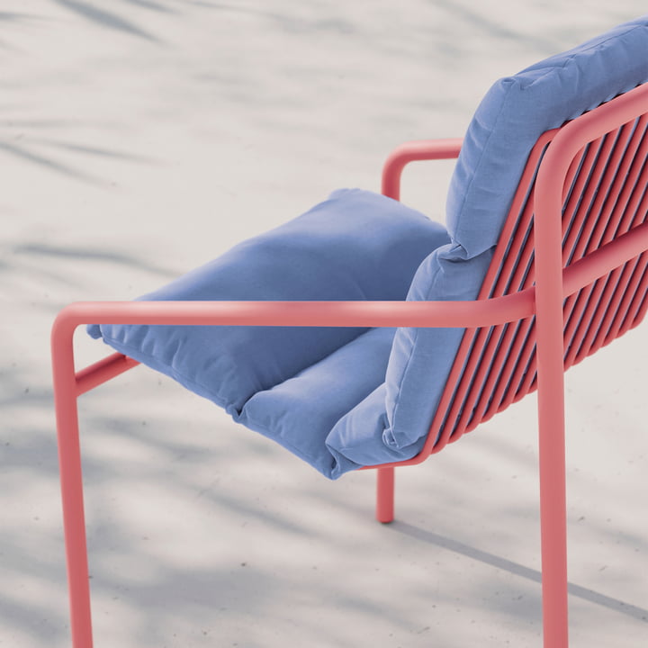 OUT Objekte unserer Tage - Ivy Outdoor seat and backrest cushion, sky blue