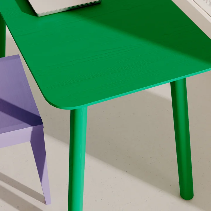 OUT Objekte unserer Tage - Meyer Color Table, lacquered ash, emerald