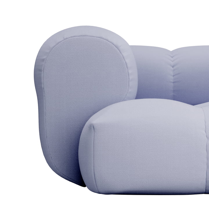 OUT Objekte unserer Tage - Sander 04, 2. 5-seater sofa, lilac blue (Vidar 4 0723 by Kvadrat)