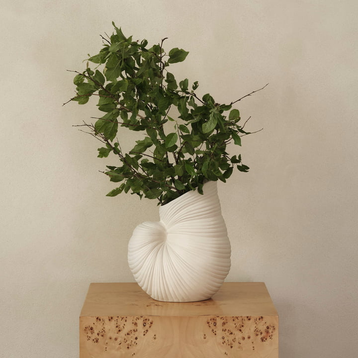 ferm Living - Shell Vase, off-white