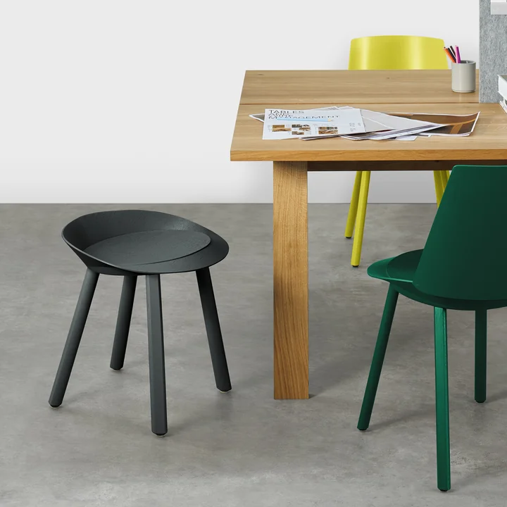 e15 - Mr Collins stool, black