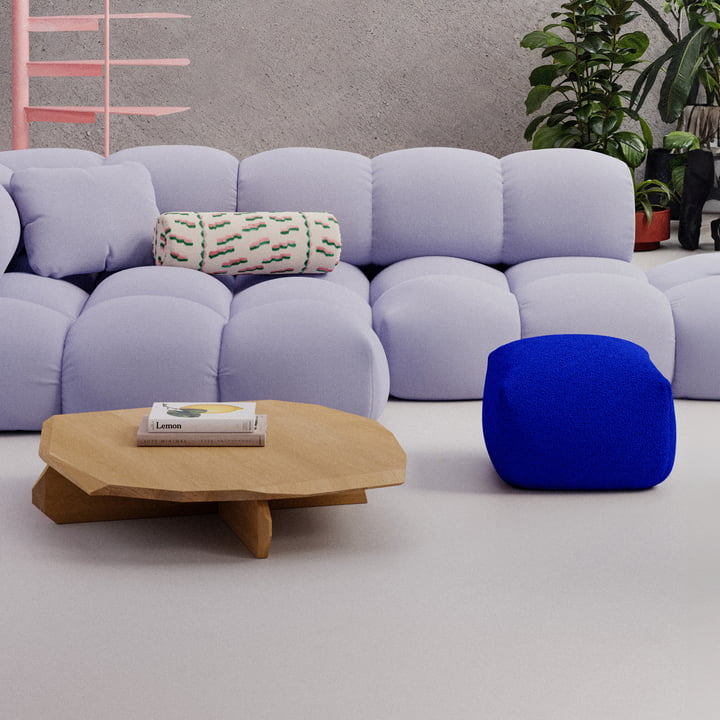 OUT Objekte unserer Tage - Sander pouf mini, cobalt blue (Berlin 641 by OUT)